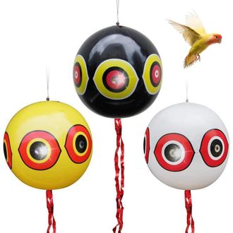 OEM Juego De 3 Globos Repelentes De P&aacute;jaros Con Ojos, Globos Repelentes De P&aacute;jaros, Ahuyentador De P&aacute;jaros, Repelente De Palomas, Disuasivo De Palomas Con