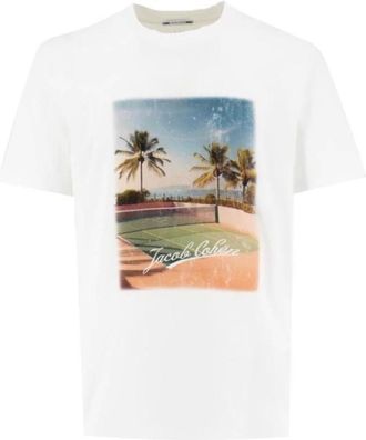 Jacob Cohen T-Shirts, male, White, L, White T-Shirts