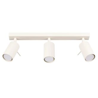 Wonderlamp L&aacute;mpara de techo beige 3 focos estilo industrial ajustable