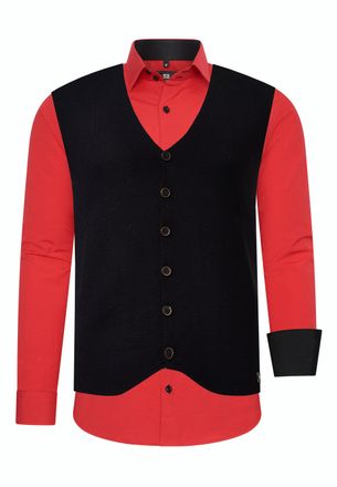 Rusty Neal Tweedelig pak met overhemd en vest