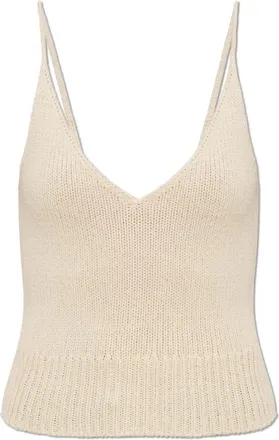 Re/Done Tops, Dames, Beige, XS, Katoen, Millie Cami Top