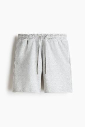 H&M Regular Fit Shorts in Light Gray Melange at Nordstrom, Size Xx-Large