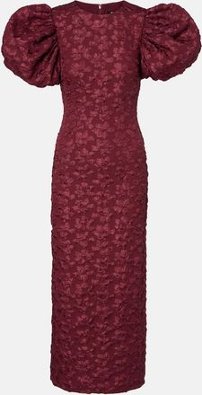 Rotate Lori jacquard midi dress