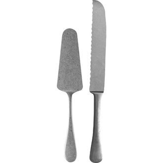 Mepra Brescia Vintage Cake Set - 2 Pieces in Silver at Nordstrom
