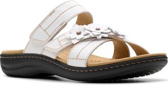 Clarks Laurieann Rose Sandal in White Leather at Nordstrom Rack, Size 7.5