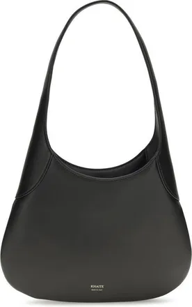 Khaite Black Calf Leather Bos Taurus Shoulder Womens Bag