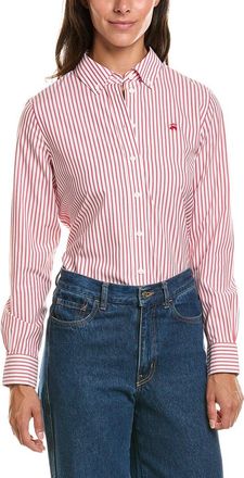Brooks Brothers Bengal Stripe Essential Blouse