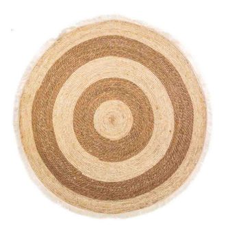 Wanderlust Deco Alfombra fibra natural tejido artesanal : d120x1h cm
