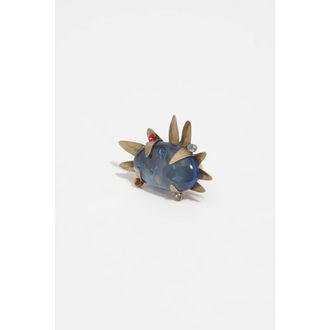 Bimba & Lola Metal Ring With Crystals in Blue at Nordstrom, Size 14