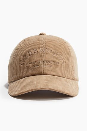 H&M Cap aus Cord - Beige