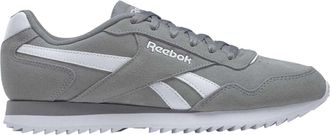 Reebok Heren Royal Glide Ripple su&egrave;de sportschoenen (Lichtgrijs/Wit)
