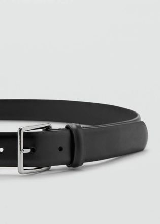 Mango Cintura 100% pelle bovina nero - Uomo - 100 - MANGO MAN