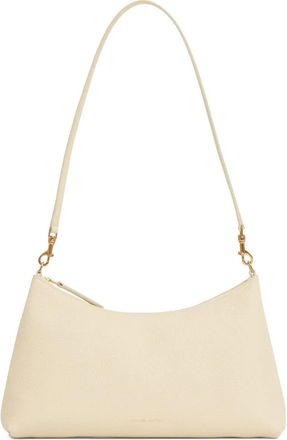 Mansur Gavriel Borsa a spalla in pelle con zip - Bianco