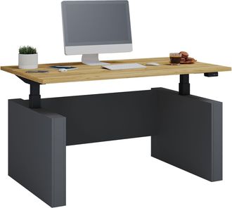 VCM Escritorio Ajustable Salia 140x80 73x137x80 - Vcm