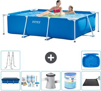 Intex Piscina Con Estructura Rectangular - 220x150x60 Cm - 7-piezas S30019