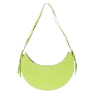 Armani Pre-owned Shoulder Bags, female, Green, Size: ONE SIZE Pre-owned Leather Bag