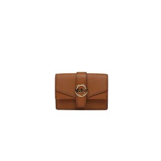 Michael Kors Accessoires, Dames, Bruin, ONE Size, Money Pieces Extra-Small Flap Trifold
