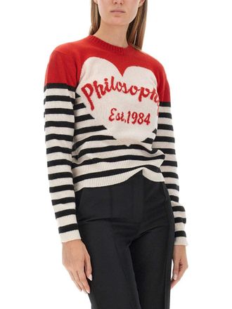 Philosophy di Lorenzo Serafini Sweater - White