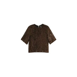 Twinset Donna, Camicette, Marrone, L, new
