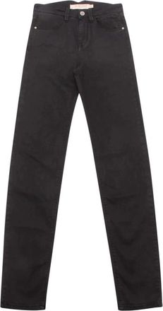 Jeckerson Skinny 5-Pocket Tencel Satijnen Broek - Dames - Slim Fit Jeans - Zwart - W24 - Satijn - Jeans