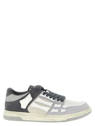 Amiri Mens Distressed Skel Top Low Sneakers