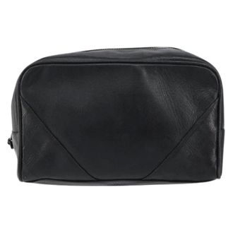 Chanel Pre-owned Mini Bags, female, Black, Size: ONE SIZE Pre-owned Vintage toiletry pouch