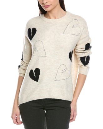 Vince Camuto Many Hearts Sweater