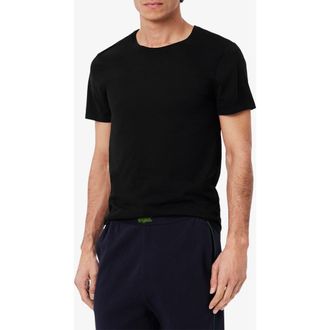Lacoste 3-Pack Cotton Crewneck T-Shirts in Black at Nordstrom, Size Xxx-Large