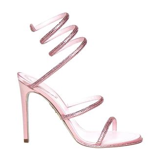 Rene Caovilla High Heel Sandals, female, Pink, Size: 7 1/2 US Spirale High Heel Sandal