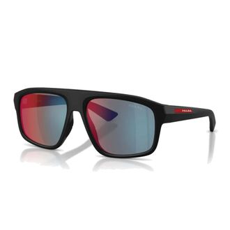 Prada Sunglasses, unisex, Black, 59 MM, Irregular Sunglasses