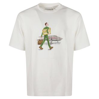Dr&ocirc;le de Monsieur T-Shirts, male, White, Size: S LHomme Au Tableau T-Shirt