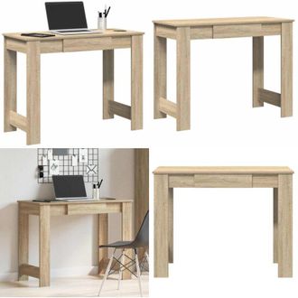 vidaXL Scrivania Rovere Sonoma 100x45x75 cm in Legno Multistrato - Scrivania da ufficio - Scrivania da studio