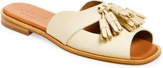 Hereu Boqueria Slide Sandal in Custard at Nordstrom, Size 5.5Us