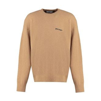 Palm Angels Uomo, Maglie, Marrone, S, new
