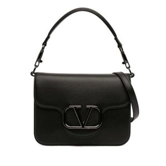 Valentino Pre-owned Handbags, female, Black, Size: ONE SIZE Pre-owned Satchel