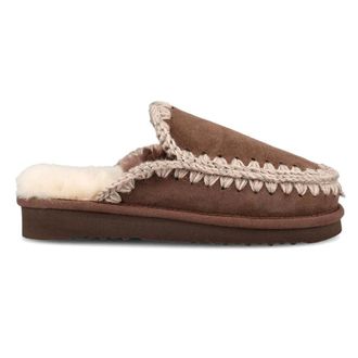 Mou Slippers, female, Brown, Size: 10 US Leskimo Slipper
