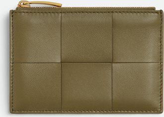 Bottega Veneta Porta Carte Cassette Con Zip - Bottega Veneta