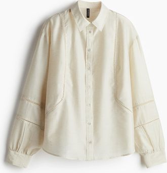 H&M Luftige Bluse - Beige