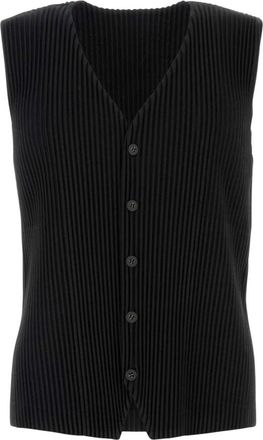 Issey Miyake Hombre, Jerseys, Negro, Talla: L