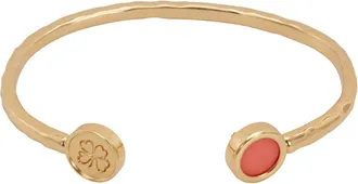 Les N&eacute;r&eacute;ides 14k Gold Plated Brass Lucky Bracelet, Size Large
