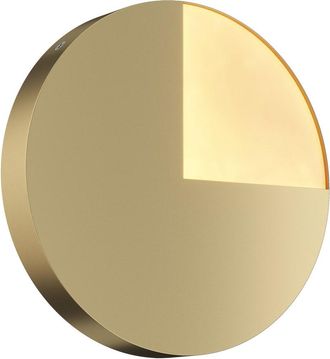 Maytoni Aplique de pared led 8w moderno y elegante circular dorado ø 25 cm