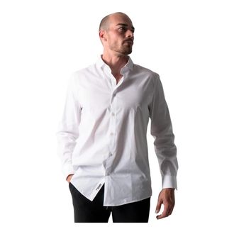 Drykorn Formal Shirt - Heren - Zakelijke Overhemden - Wit - XL - Katoen - Overhemden
