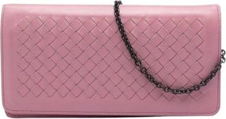 Bottega Veneta Pre-owned Crossbody - Dames - Vintage Schoudertas - Roze - ONE Size - Leer - Vintage