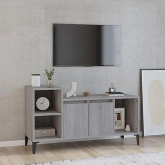 vidaXL Vidaxl - Mobile tv Grigio Sonoma 100x35x55 cm in Legno Multistrato