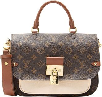 Louis Vuitton Brown Monogram Canvas Vaugirard Top Handle (Authentic Pre-Loved)