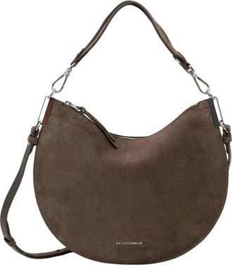 Coccinelle Bolso de Hombro de Ante Sunup - Bags - Mujer - Verde - ONE SIZE