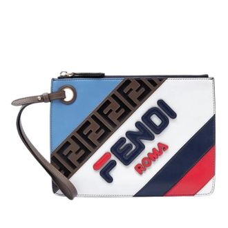 Fendi Pre-owned Vintage Clutch - Dames - Pre-owned - Veelkleurig - Maat: ONE Size Leer