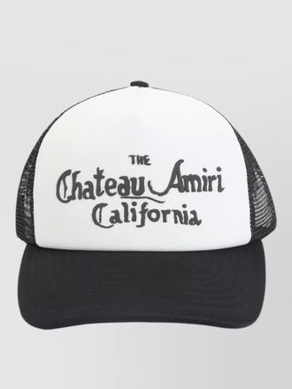 Amiri chateau foam trucker hat curved brim