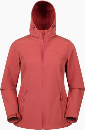 Mountain Warehouse Womens Mountain Warehouse Womens/Ladies Exodus Water Resistant Soft Shell Jacket - Orange - Size: 14