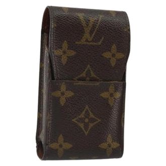Louis Vuitton Pre-owned Accessories, female, Brown, Size: ONE SIZE Pre-owned Canvas Home-Office